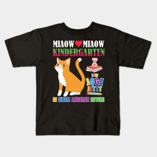 Einschulung Schulkind Katze Kids T-Shirt